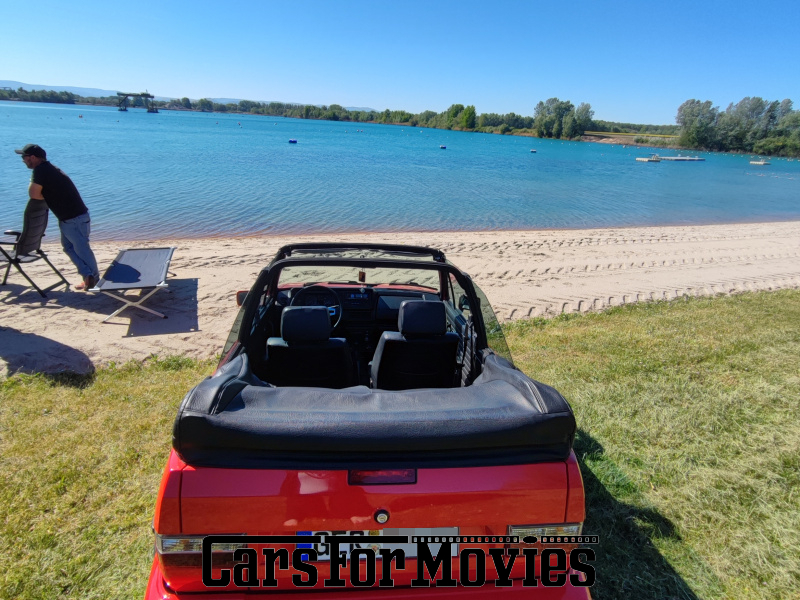 CarsForMovies | Volkswagen Golf 1 US Modell  1993 Deutschland Rot Schwarz Zivilfahrzeug Cabrio DE - Rheinland-Pfalz 7715 tuning leder